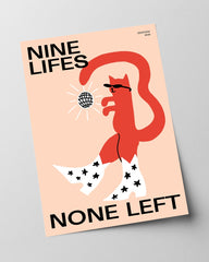 Disco Katze "Nine Lifes, none left"
