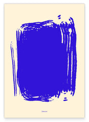 Blue Art No. 1 - Abstrakte Zeichnung