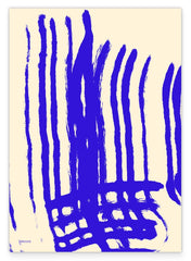 Blue Art No. 2 - Abstrakte Streifen