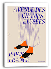 Ein Hauch Paris - Mode Illustration "Avenue des Champs Élysées"