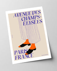 Ein Hauch Paris - Mode Illustration "Avenue des Champs Élysées"