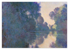 Claude Monet - Morgen an der Seine, nahe Giverny (1897)