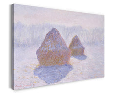 Claude Monet - Heuhaufen (Effekt von Schnee und Sonne) (1891)