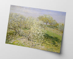 Claude Monet - Frühling (Apfelbäume in der Blüte) (1873)