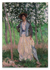Claude Monet - Die Spaziergängerin (Suzanne Hoschedé, später Theodore Earl Butler, 1868-1899) (1887)