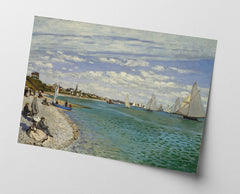 Claude Monet - Regatta bei Sainte-Adresse (1867)