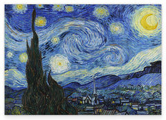Vincent van Gogh - Die Sternennacht (1889)
