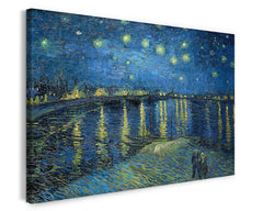 Vincent van Gogh - Sternennacht über die Rhône (1888)