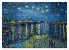 Vincent van Gogh - Sternennacht über die Rhône (1888)