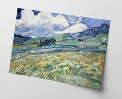 Vincent van Gogh - Weizenfeld hinter Saint-Paul (1889)