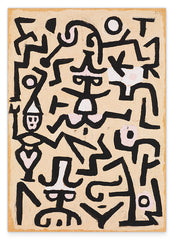 Paul Klee - Das Flugblatt des Komödianten (1938)