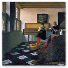Jan Vermeer - Die Musikstunde (1662/1665)
