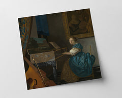 Jan Vermeer - Sitzende Virginalspielerin (1672)
