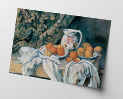 Paul Cézanne - Stillleben mit Gardine (1895)