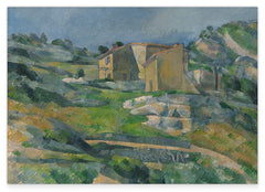 Paul Cézanne - Das Riaux-Tal nahe l'Estaque (1883)
