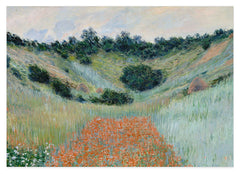 Claude Monet - Mohnfeld bei Giverny
