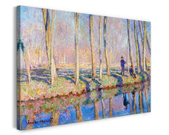 Claude Monet - Pierre Hoschede und Michel Monet am Ufer der Epte