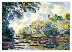 Claude Monet - Ausschnitt der Seine nahe Giverny