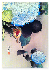 Ohara Koson - Vogel auf Blütenbaum