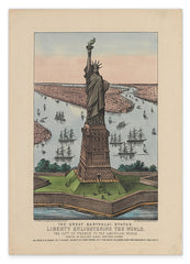 Currier and Ives - The Great Bartholdi Statue