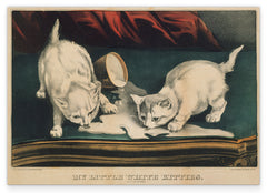 Currier and Ives - My little white Kitties
