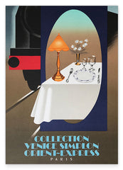Pierre Fix-Masseau - Art Deco Werbeplakat - Orient-Express