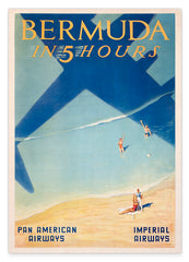 Pierre Fix-Masseau - Art Deco Werbeplakat - Bermuda