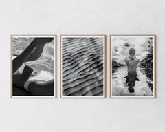 Set aus 3 Postern: Schwarz-Weiß "Girls' Trip"