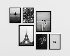 Set aus 6 Postern: Schwarz-Weiß "Dreamy Aesthetics"
