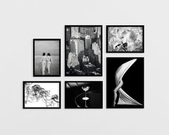 Set aus 6 Postern: Schwarz-Weiß "Big City Aesthetics"