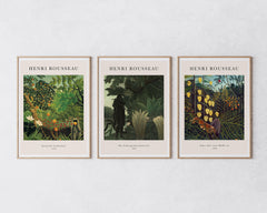 Set aus 3 Postern: "Dschungel"