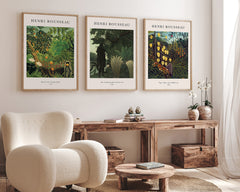 Set aus 3 Postern: "Dschungel"