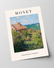 Claude Monet - Museum-Poster Fischer-Häuschen in Varengeville