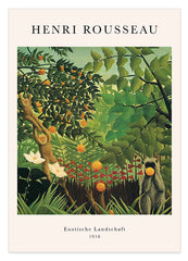Henri Rousseau - Museum-Poster Exotische Landschaft