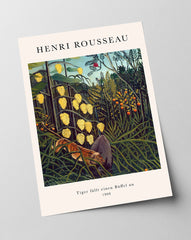 Henri Rousseau - Museum-Poster Tiger fällt einen Büffel an