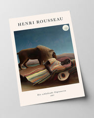 Henri Rousseau - Museum-Poster La Bohémienne endormie