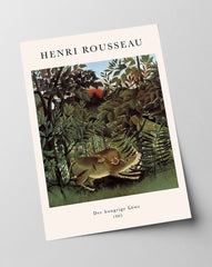 Henri Rousseau - Museum-Poster Der hungrige Löwe