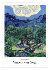 Vincent van Gogh - Museum-Poster Die Oliven-Bäume