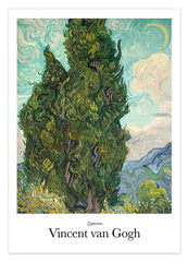 Vincent van Gogh - Museum-Poster Zypressen