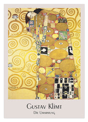 Gustav Klimt - Museum-Poster Die Umarmung