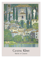 Gustav Klimt - Museum-Poster Kirche in Cassone