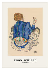 Egon Schiele - Museum-Poster I Sitzende Frau