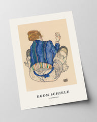Egon Schiele - Museum-Poster I Sitzende Frau