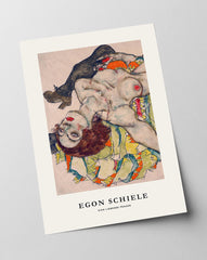 Egon Schiele - Museum-Poster I Sich liebende Frauen
