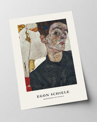 Egon Schiele - Museum-Poster I Selbstportait mit Physalis