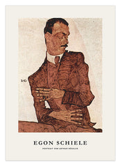 Egon Schiele - Museum-Poster I Portrait von Arthur Rössler