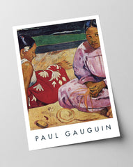 Paul Gauguin - Museum-Poster Tahitische Frauen (oder Frauen von Tahiti) am Strand