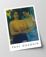Paul Gauguin - Museum-Poster Zwei tahitische Frauen