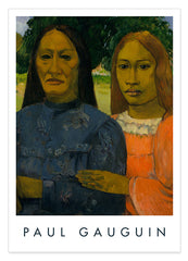 Paul Gauguin - Museum-Poster Zwei Frauen