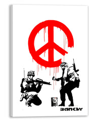 Banksy - Museum-Poster Armee malt Peace